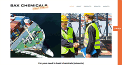Desktop Screenshot of baxchemicals.com