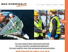 Tablet Screenshot of baxchemicals.com